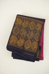 Pink Sungudi Cotton Saree - SRPSCS245