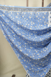 White HBP Cotton Saree - SRWCS3411