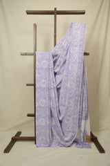 Lavender HBP Cotton Saree - SRLCS3409