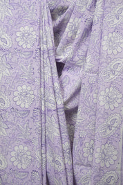 Lavender HBP Cotton Saree - SRLCS3409