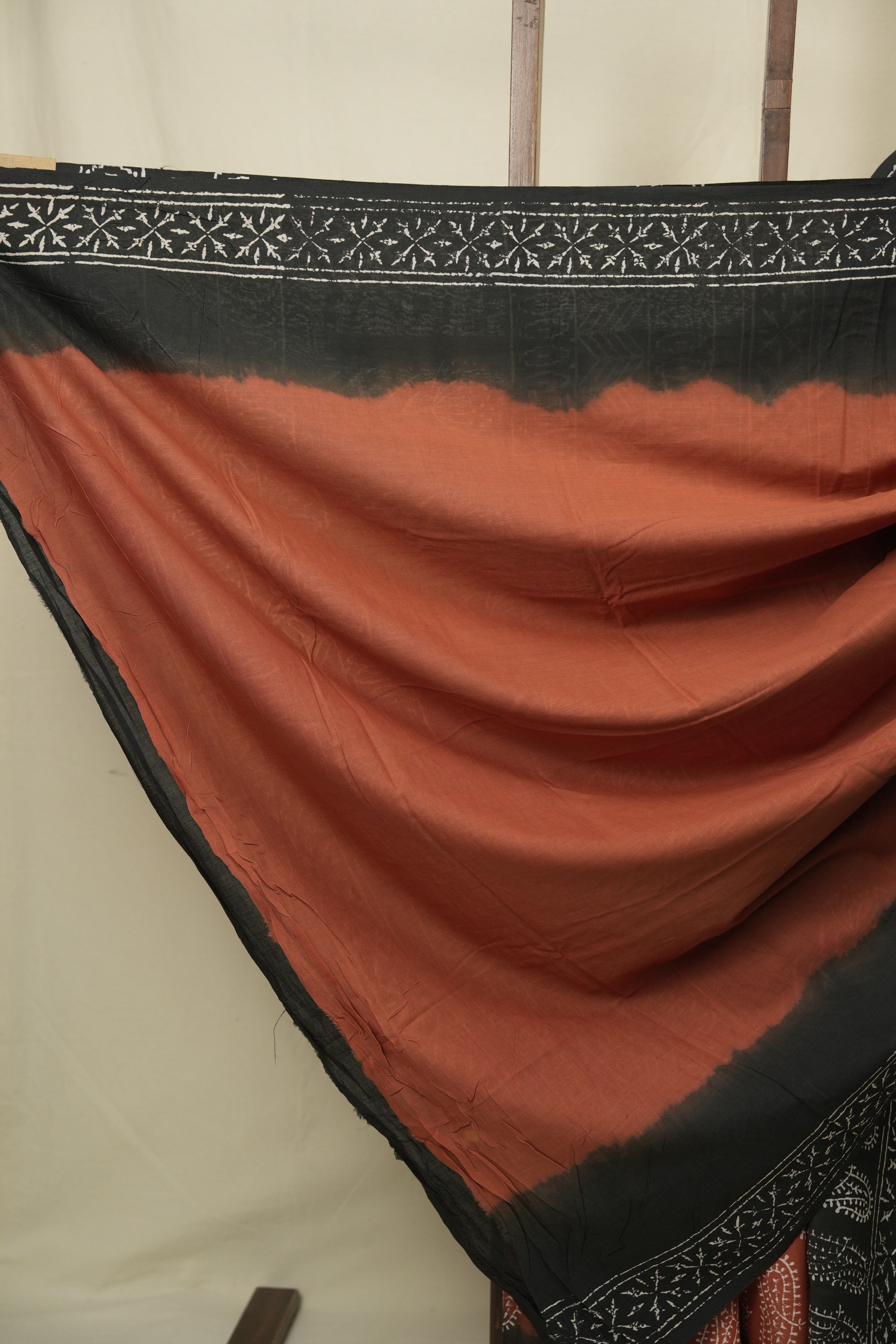 Brick HBP Cotton Saree - SRBCS3458