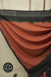 Brick HBP Cotton Saree - SRBCS3458