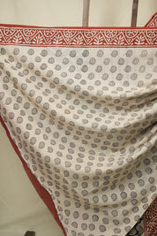 Black HBP Cotton Saree - SRBCS3408