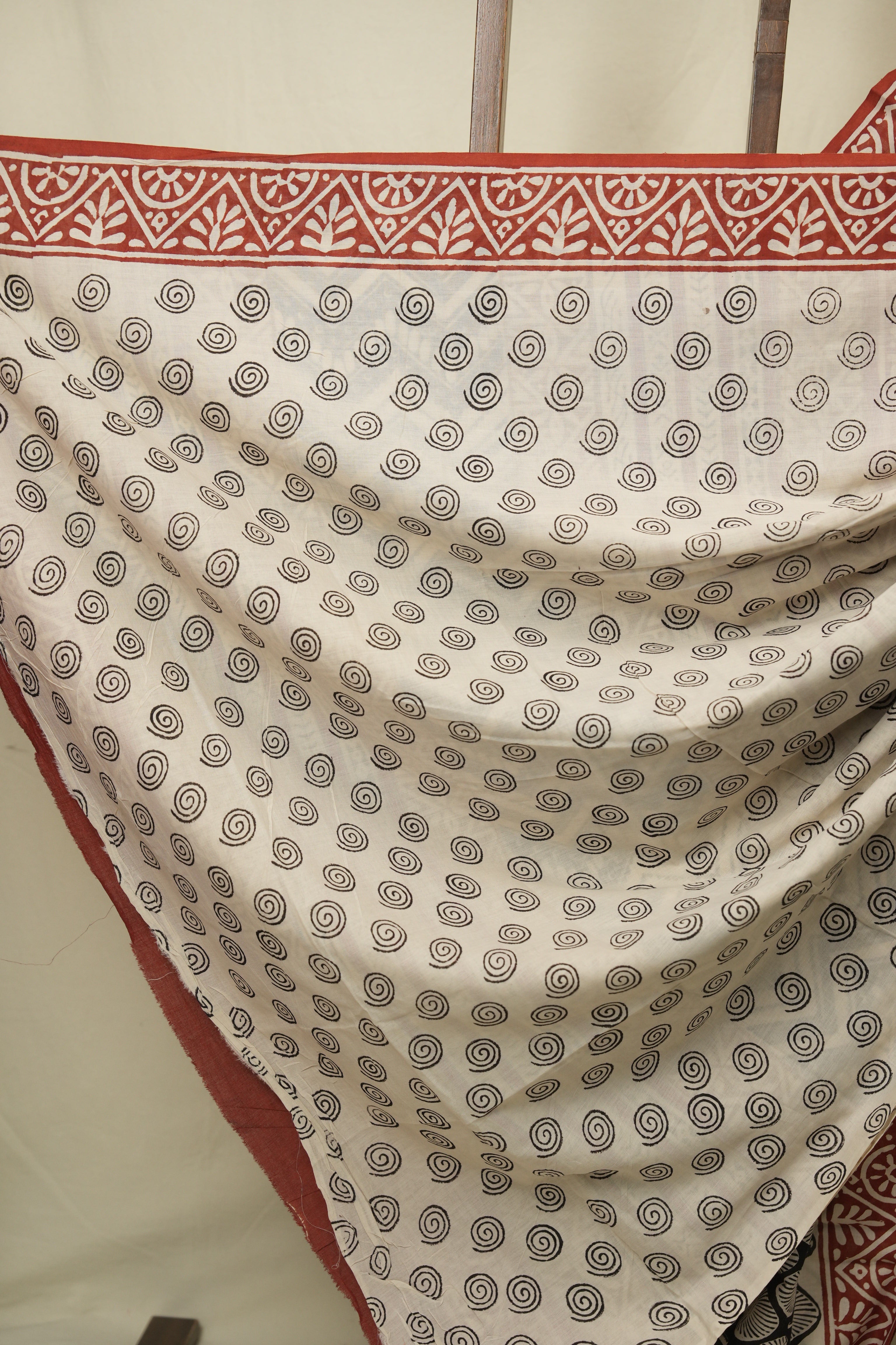 Black HBP Cotton Saree - SRBCS3408