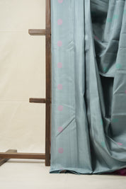 Powder Blue Kanjivaram Silk Saree - SRPBKSS987