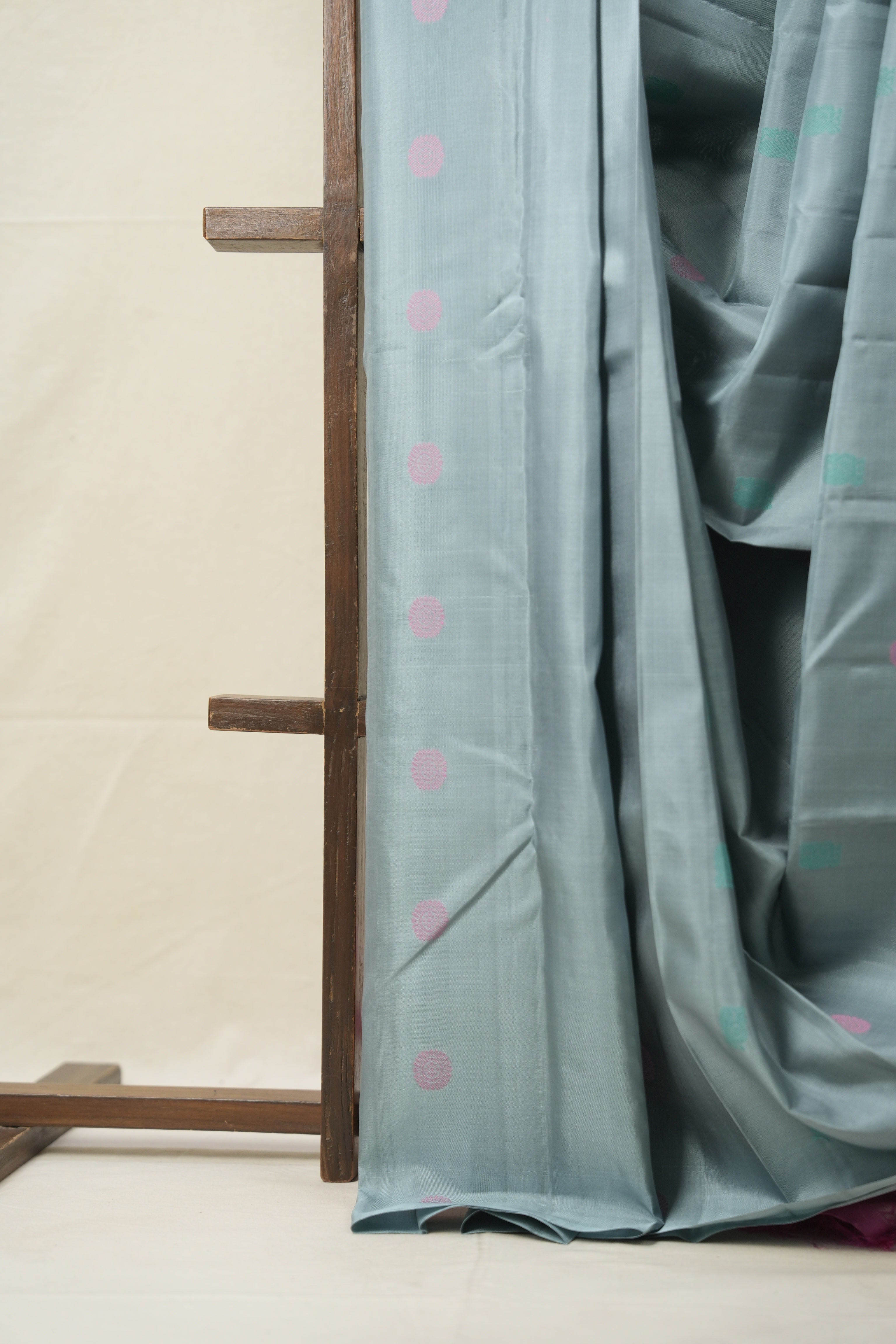 Powder Blue Kanjivaram Silk Saree - SRPBKSS987