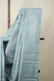 Powder Blue Kanjivaram Silk Saree - SRPBKSS987
