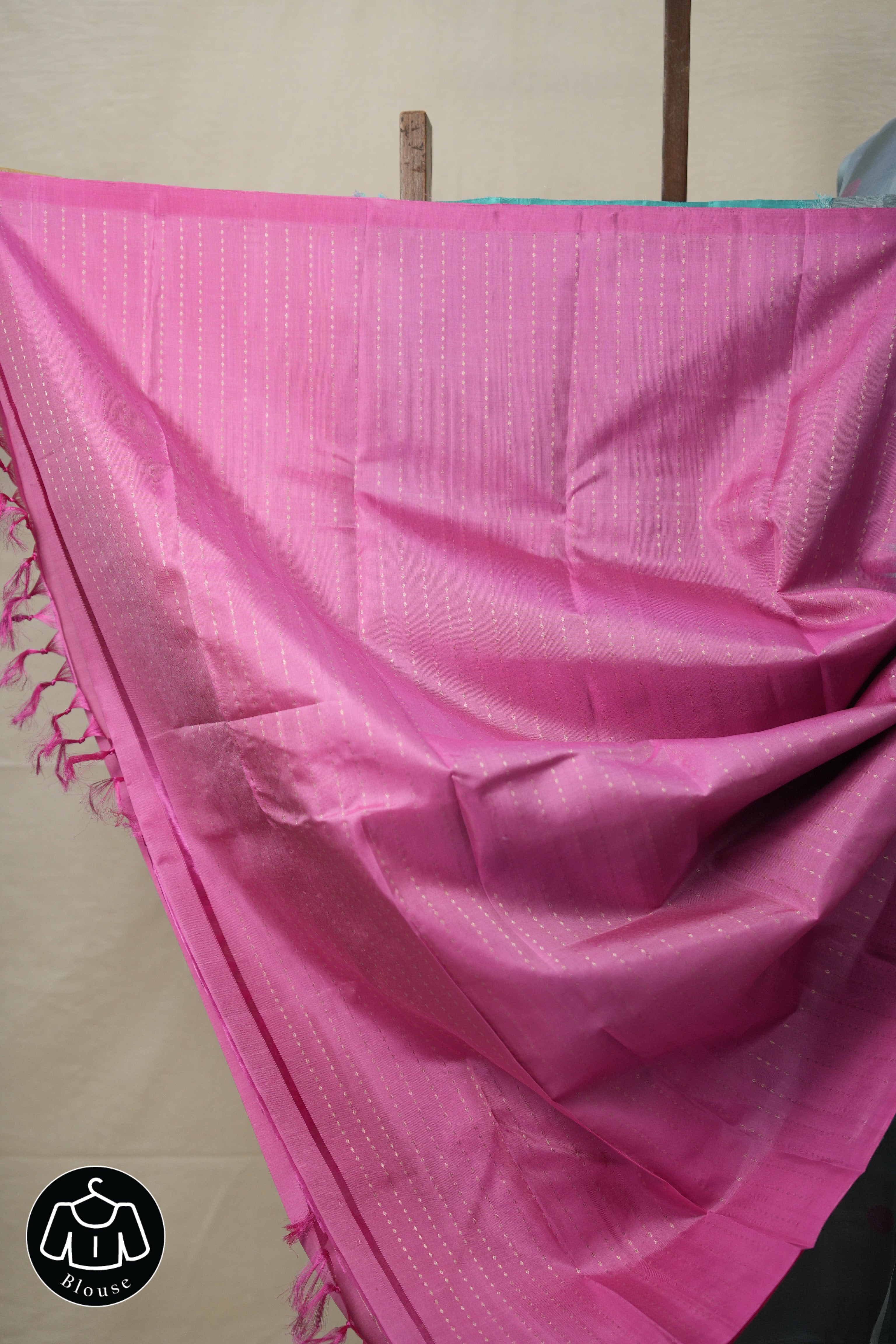 Powder Blue Kanjivaram Silk Saree - SRPBKSS987