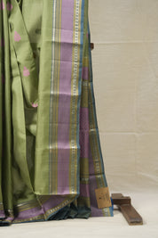 Mint Kanjivaram Silk Saree - SRMKSS978