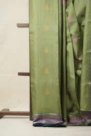 Mint Kanjivaram Silk Saree - SRMKSS978