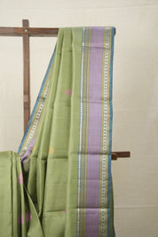 Mint Kanjivaram Silk Saree - SRMKSS978