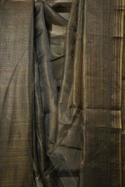 Green-Black Tissue Tussar Silk Saree - SRGBTTSS600