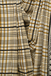 Cream HBP Cotton Saree - SRCCS3414