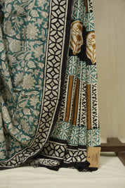 Green HBP Cotton Saree - SRGCS3415