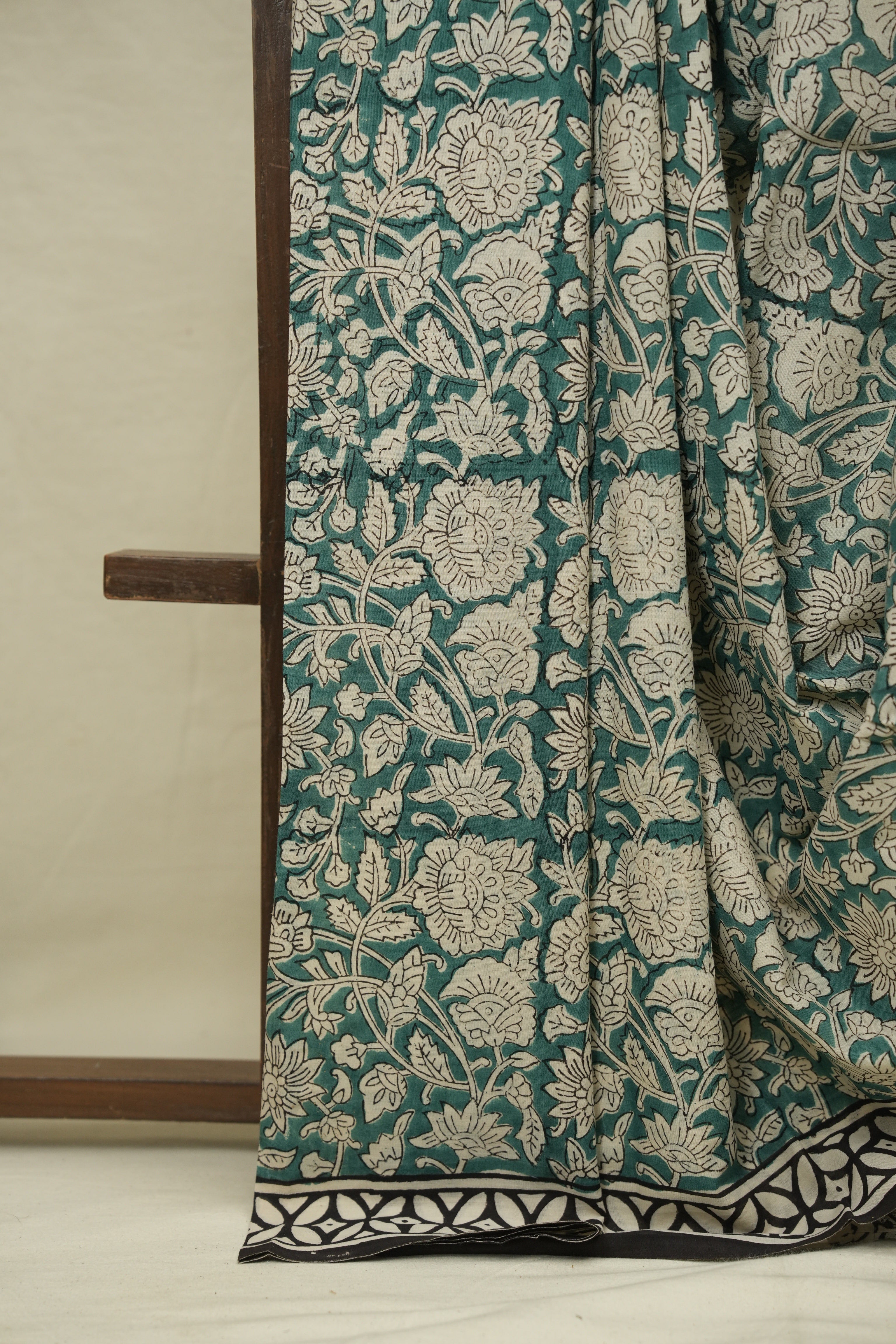 Green HBP Cotton Saree - SRGCS3415