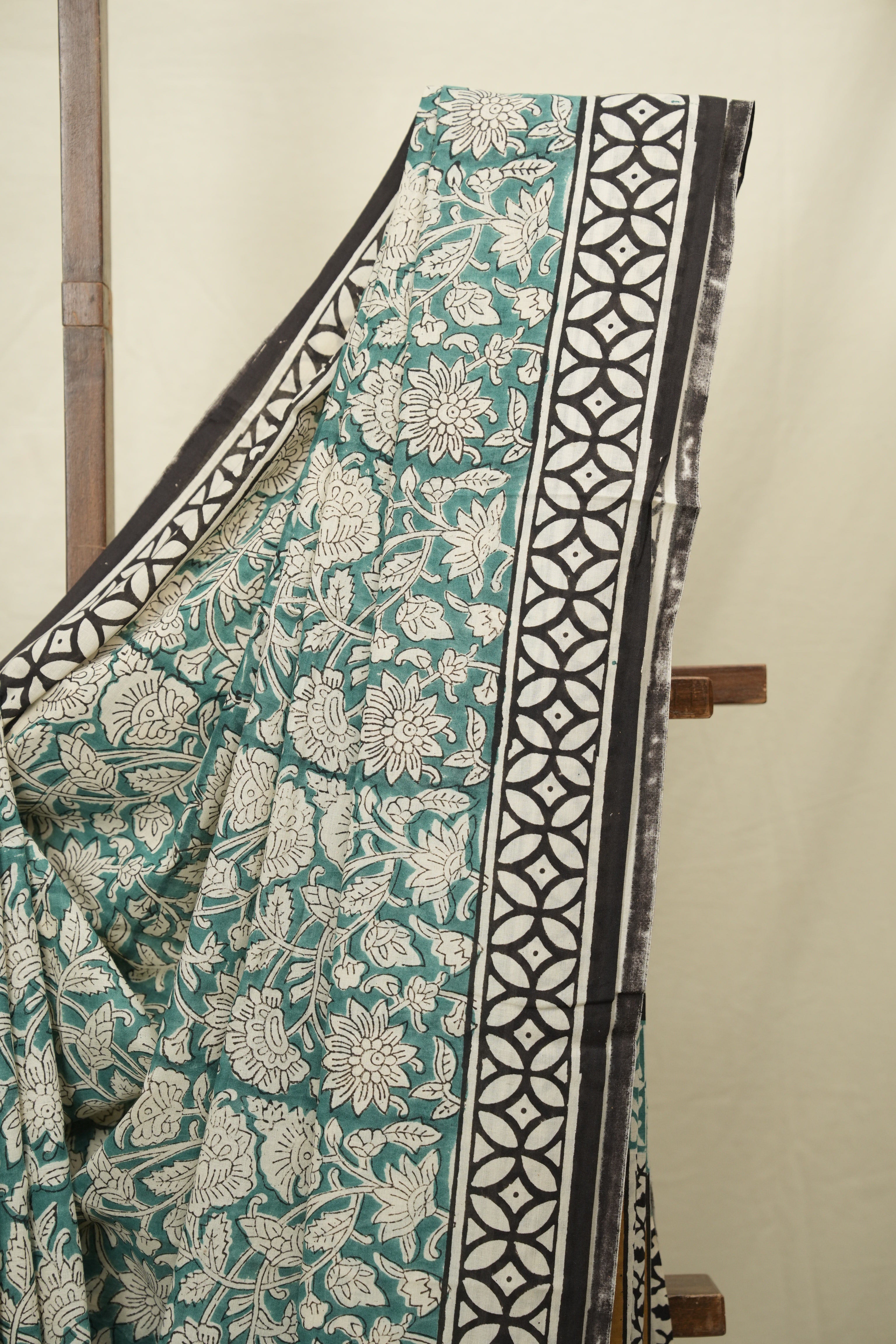 Green HBP Cotton Saree - SRGCS3415