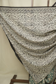 Green HBP Cotton Saree - SRGCS3415