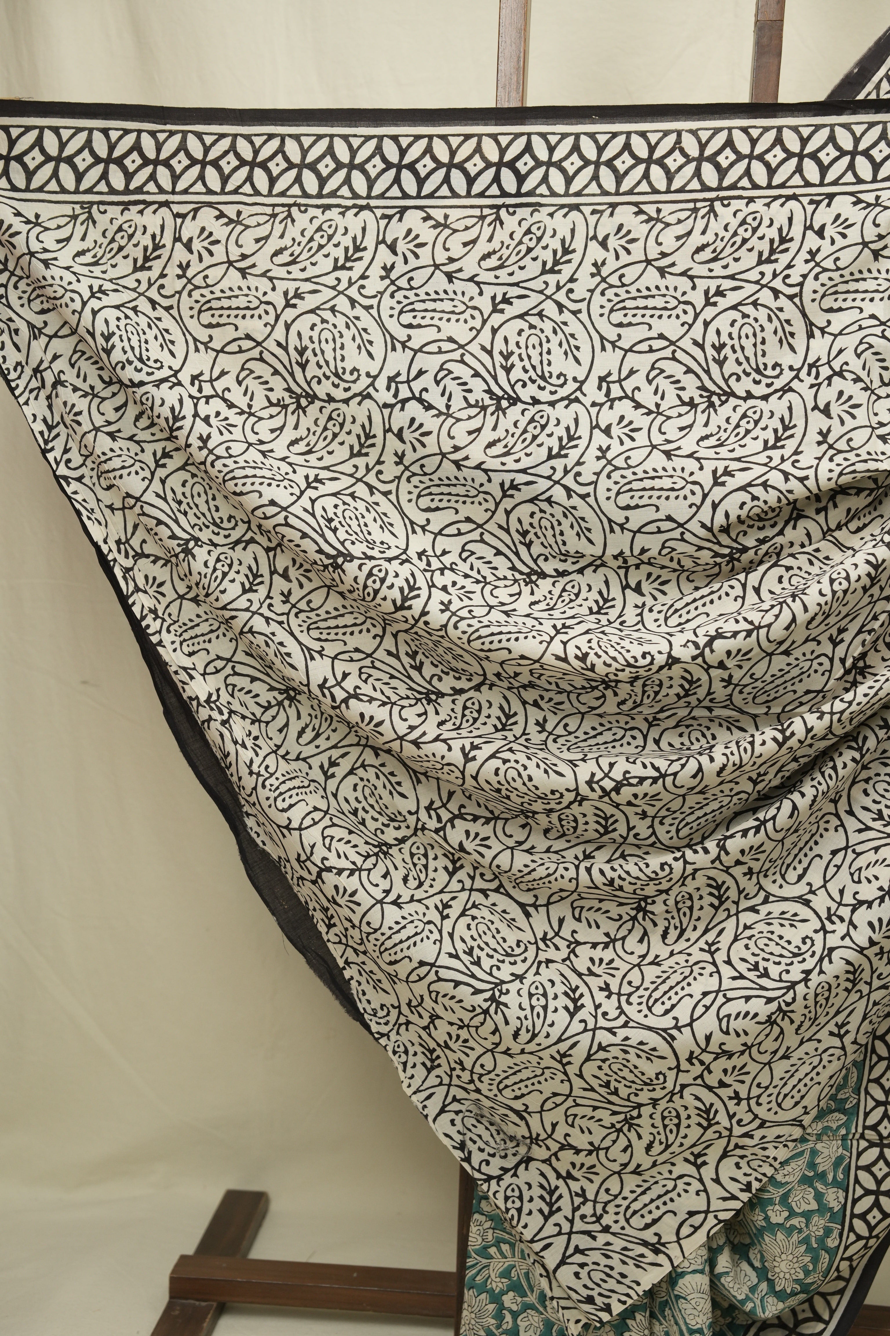 Green HBP Cotton Saree - SRGCS3415