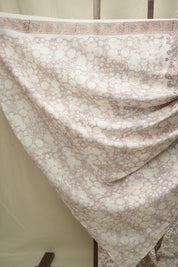 White HBP Cotton Saree - SRWCS3416