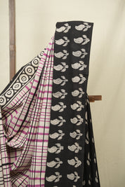 Cream HBP Cotton Saree - SRCCS3417