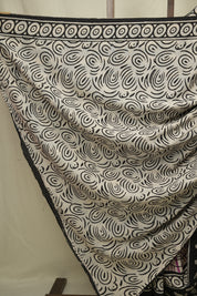 Cream HBP Cotton Saree - SRCCS3417