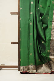 Green Kanjivaram Silk Saree - SRGKSS971