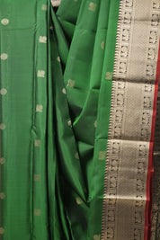 Green Kanjivaram Silk Saree - SRGKSS971