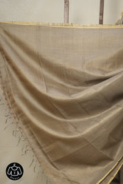 Sage Grey Tussar Silk Saree - SRSGTSS1728