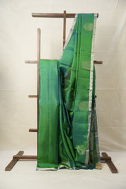Grass Green Kanjivaram Silk Saree - SRGGKSS975