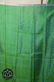 Grass Green Kanjivaram Silk Saree - SRGGKSS975