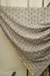 Yellow HBP Cotton Saree - SRYCS3421