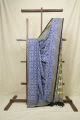 Blue HBP Cotton Saree - SRBCS3422