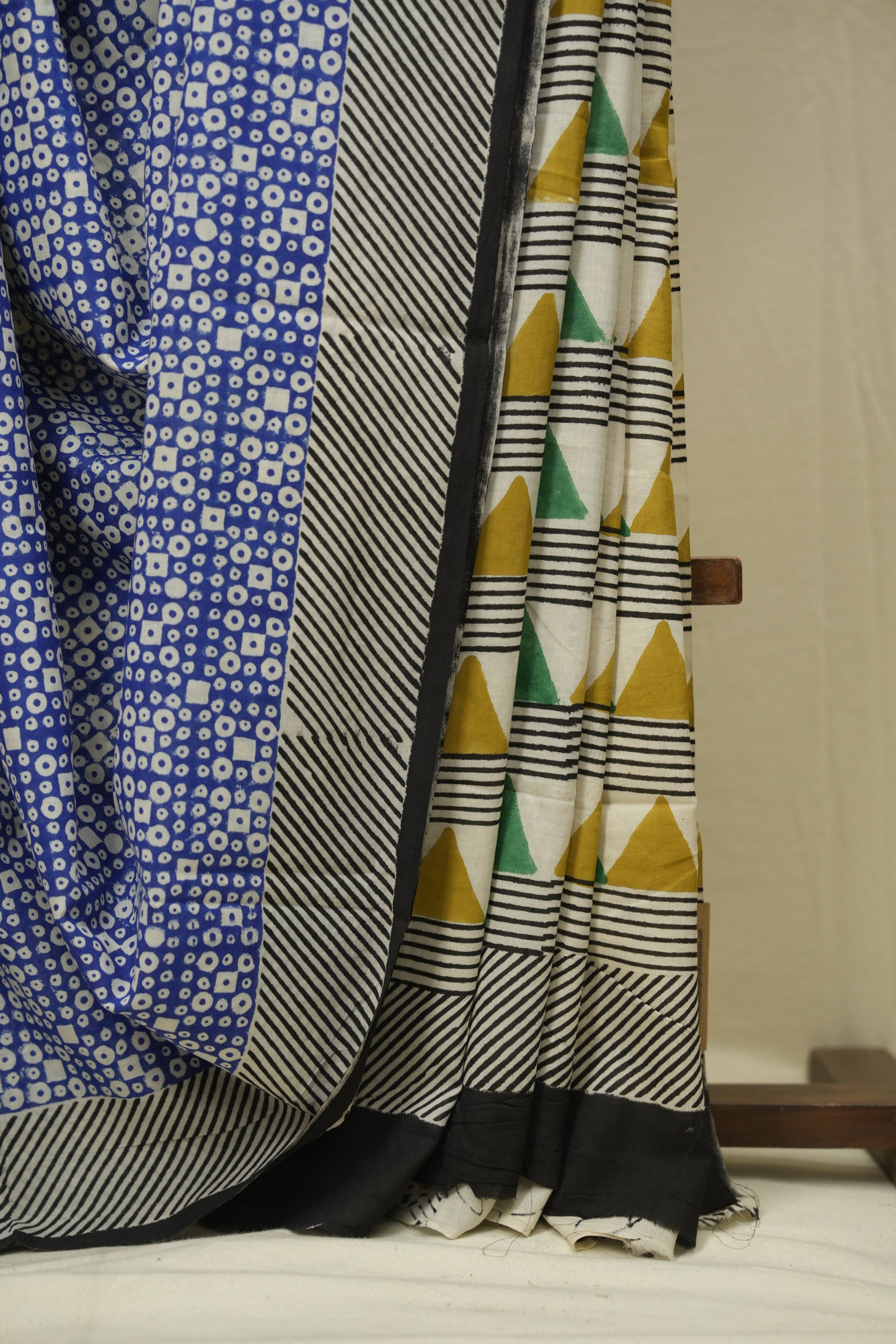 Blue HBP Cotton Saree - SRBCS3422
