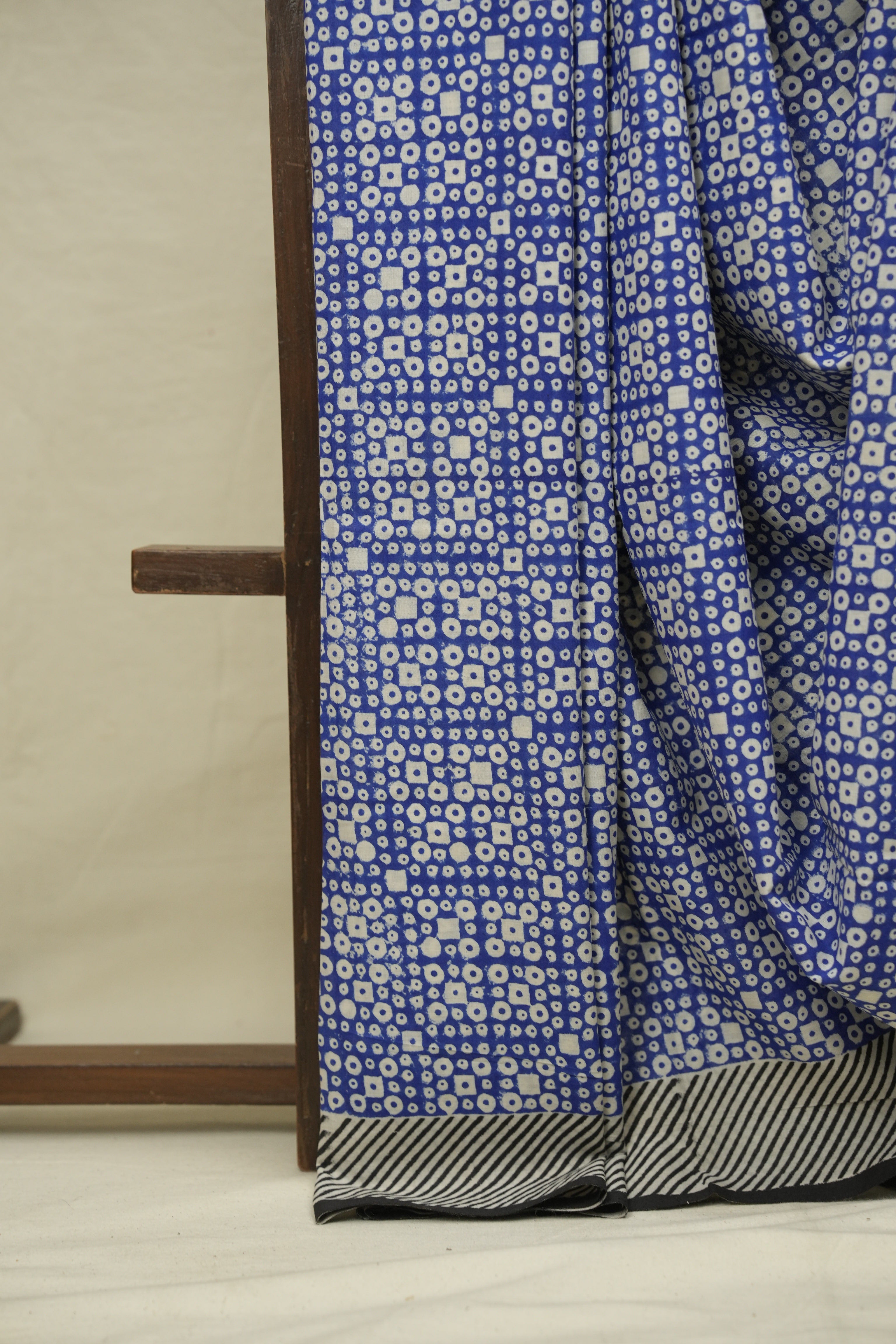 Blue HBP Cotton Saree - SRBCS3422
