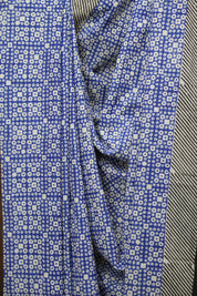 Blue HBP Cotton Saree - SRBCS3422