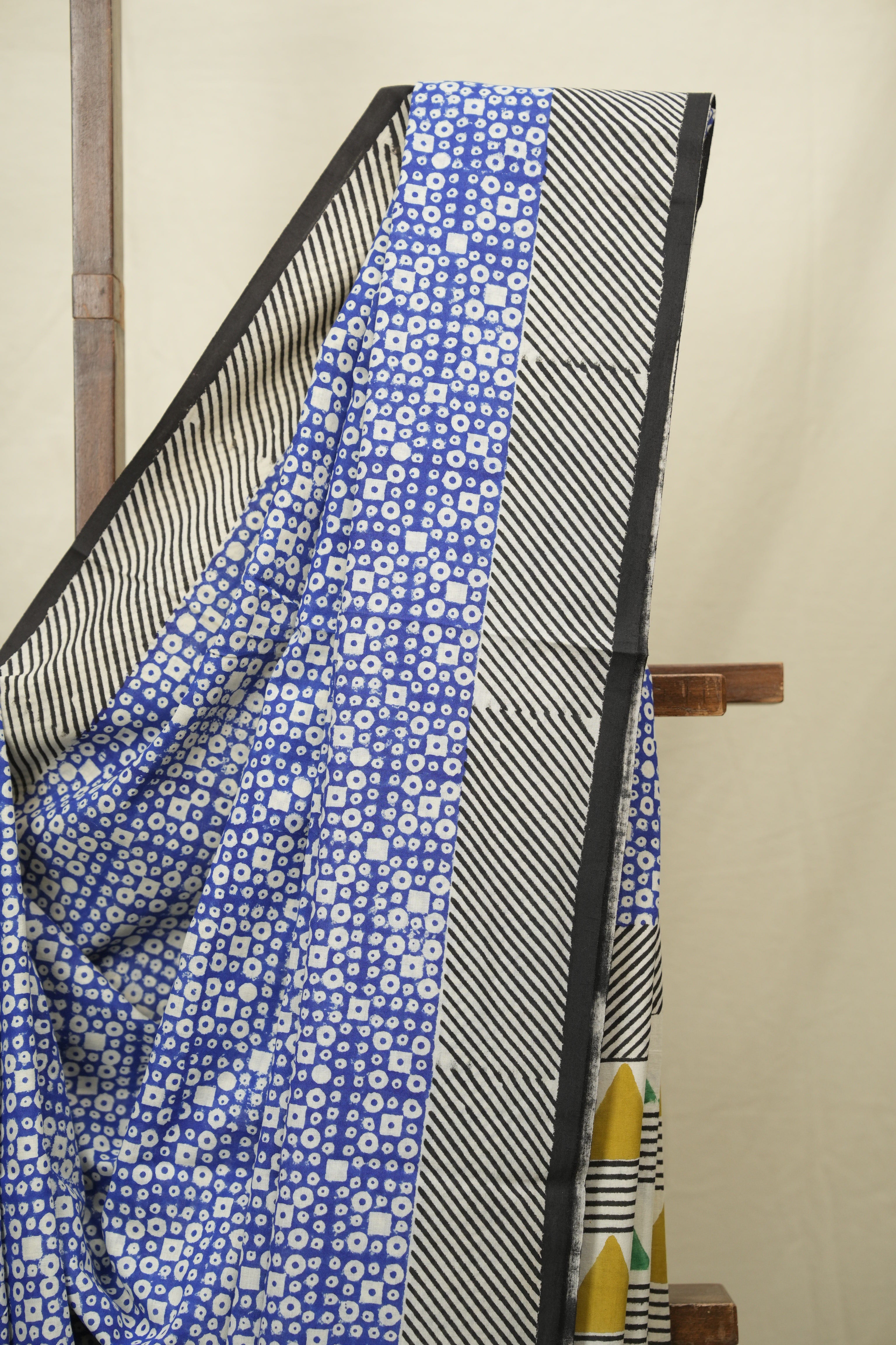 Blue HBP Cotton Saree - SRBCS3422