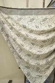 Blue HBP Cotton Saree - SRBCS3422