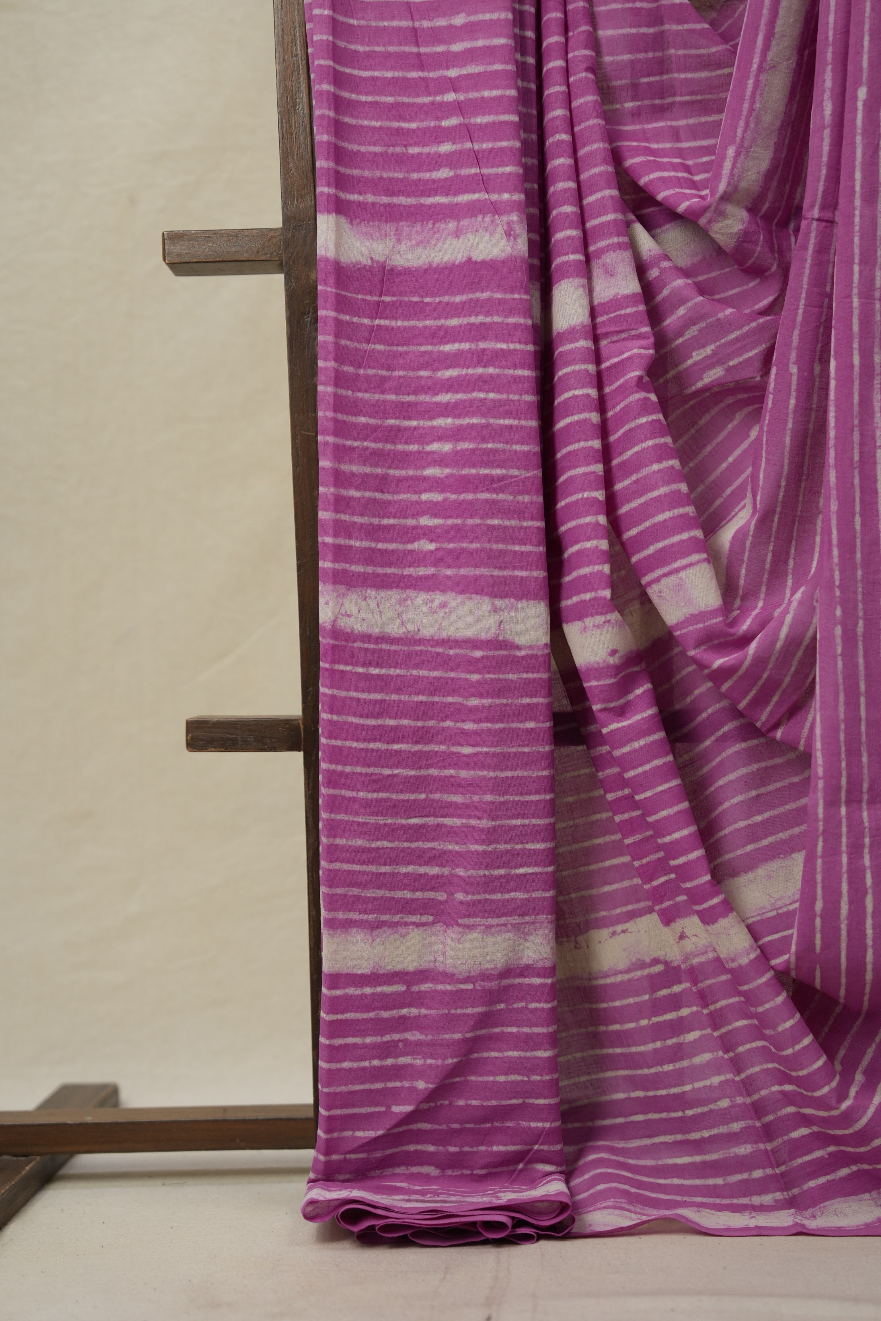 Pink HBP Cotton Saree (DEFECT) - SRPCS84-PI