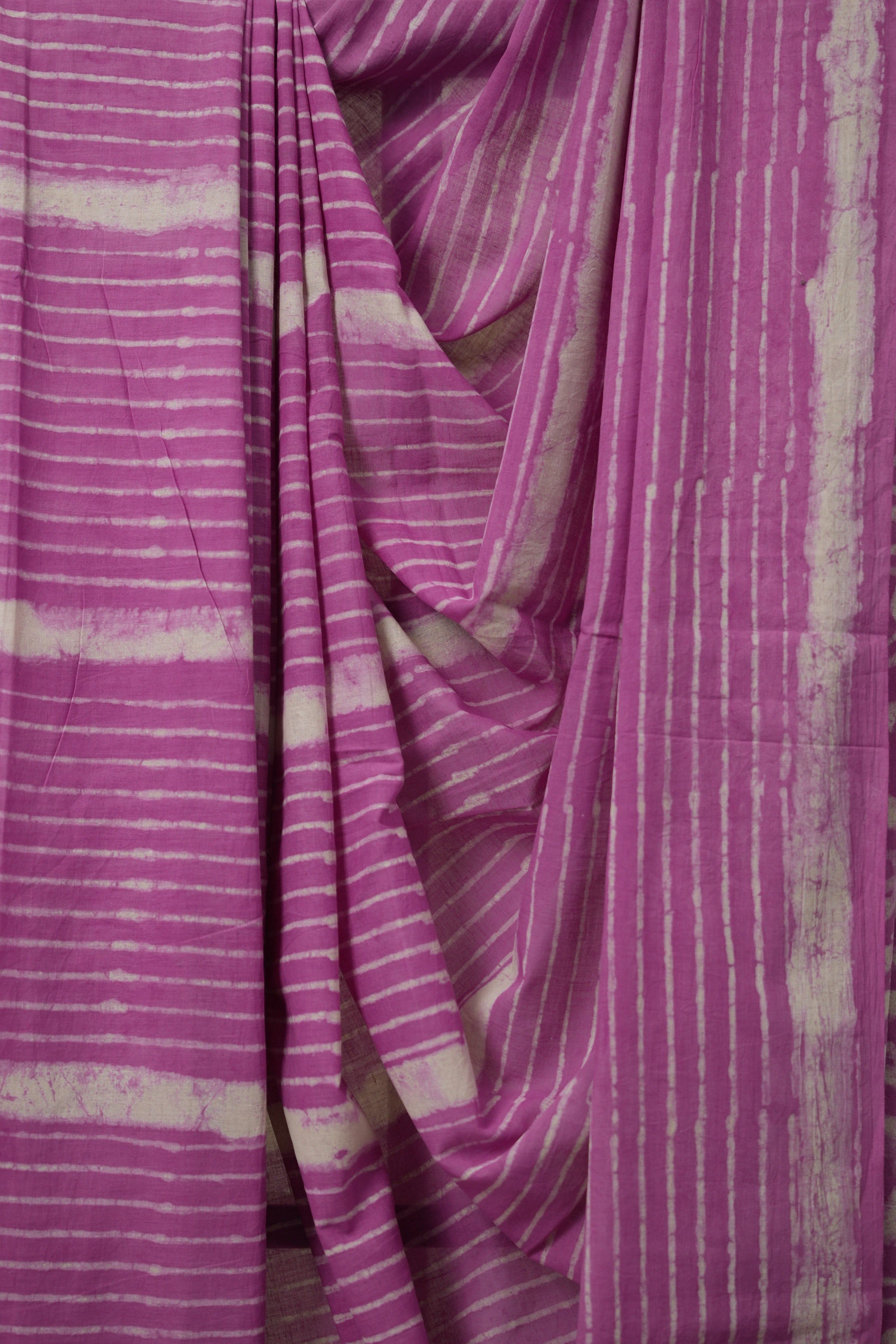 Pink HBP Cotton Saree (DEFECT) - SRPCS84-PI
