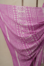 Pink HBP Cotton Saree (DEFECT) - SRPCS84-PI