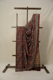 Maroon HBP Modal Silk Saree (DEFECT) - SRMMSS96-PI