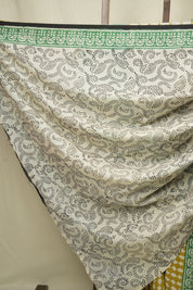 Mustard HBP Cotton Saree - SRMCS3398