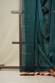 Peacock Green Maheshwari Saree - SRPGMS902