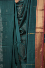 Peacock Green Maheshwari Saree - SRPGMS902