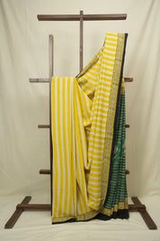 Yellow HBP Cotton Saree - SRYCS3400