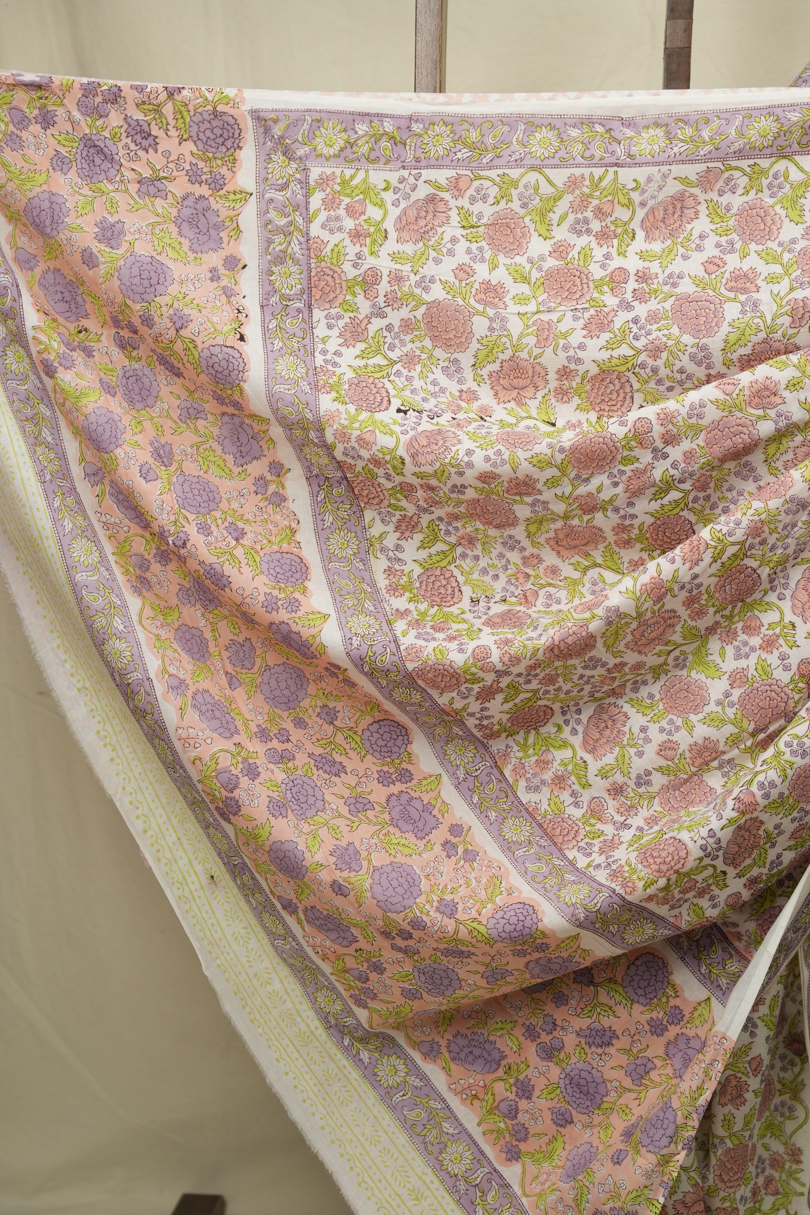 White HBP Cotton Saree - SRWCS3401