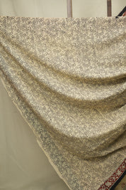 Cream HBP Cotton Saree - SRCCS3402