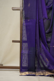 Purple Maheshwari Saree - SRPMS908