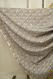 Yellow HBP Cotton Saree - SRYCS3403
