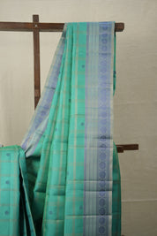 Turquoise Kanjivaram Silk Saree - SRTKSS979